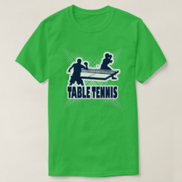 Camiseta del diseñador deportivo de tenis de mesa