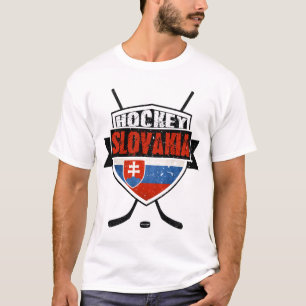 Camiseta del diseño de la bandera de Eslovaquia