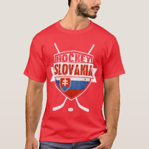 Camiseta del diseño de la bandera de Eslovaquia