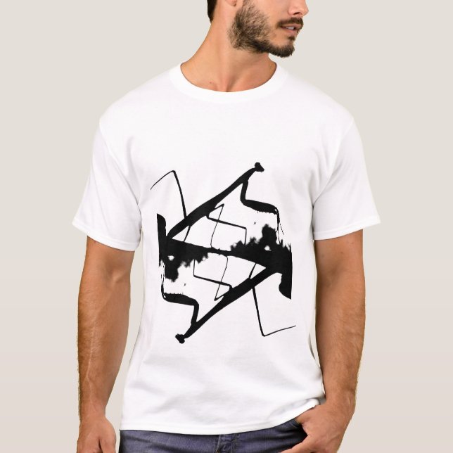 Camiseta del diseño de la mantis religiosa (Anverso)
