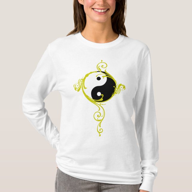 Camiseta del diseño de Yin Yang (Anverso)