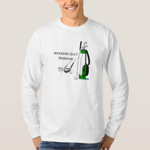 Camiseta del diseño del guerrero del golf del fin