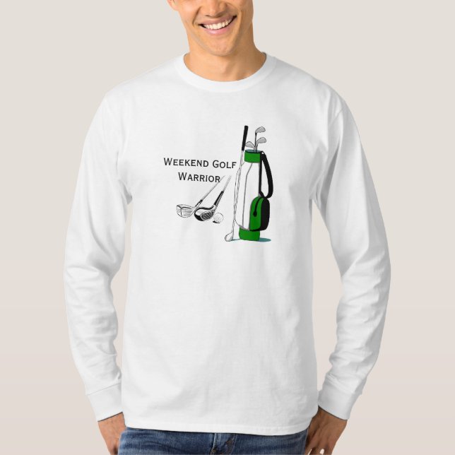 Camiseta del diseño del guerrero del golf del fin (Anverso)