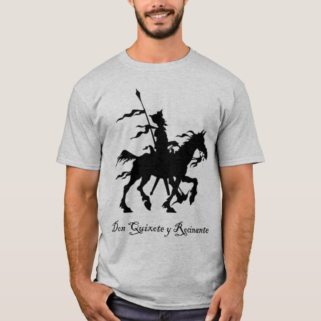 Camiseta del Don Quijote y Rocinante (Anverso)