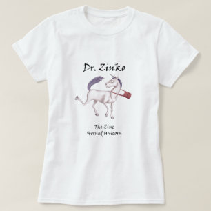 Camiseta del Dr. Zinko The Cinc-De cuernos Unicorn