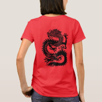 Camiseta del dragón chino tradicional