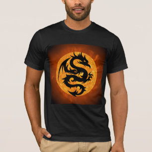 camiseta del dragón de fuego