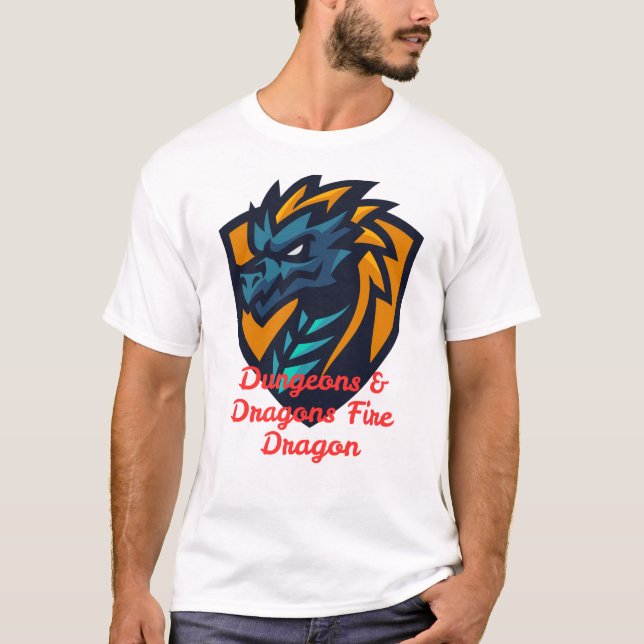 Camiseta del dragón de fuego Dungeons & Dragons -  (Anverso)
