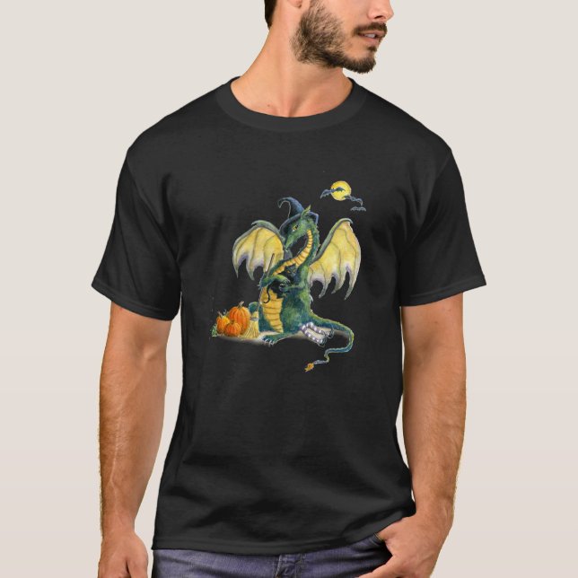 Camiseta del dragón de Halloween (Anverso)