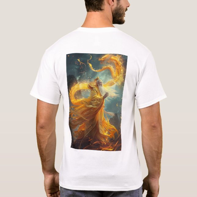 Camiseta del Dragón de Oro chino (Reverso)