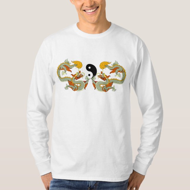 Camiseta del dragón de Yin Yang (Anverso)