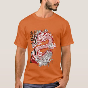 Camiseta del Dragón Japonés