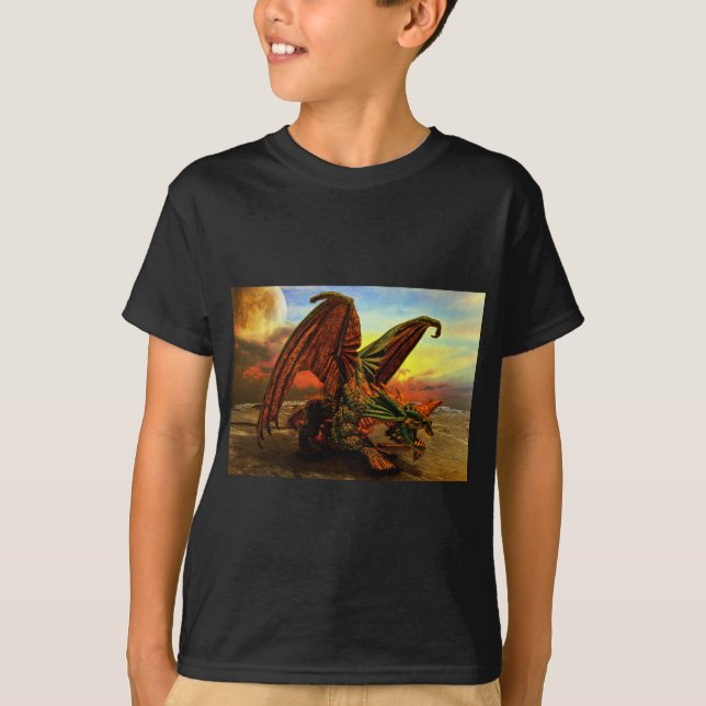 camiseta del dragón monstruo (Anverso)