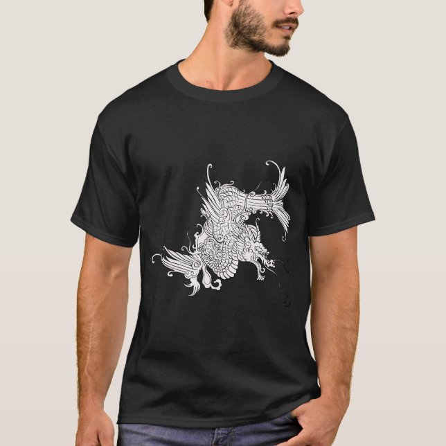 Camiseta del Dragón Oriental Fierce (Anverso)