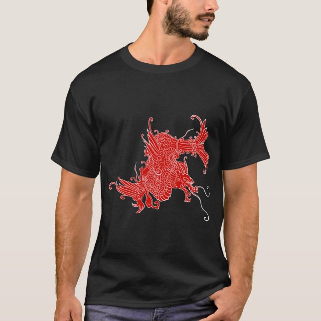 Camiseta del Dragón Oriental Fierce (Anverso)