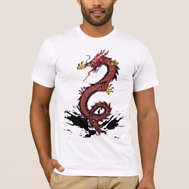 CAMISETA DEL DRAGÓN PARA LOS HOMBRES (Anverso)