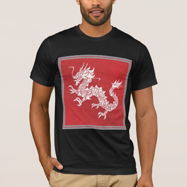 camiseta del dragón rojo (Anverso)