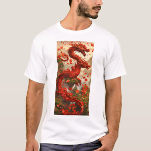 camiseta del dragón rojo Fansion