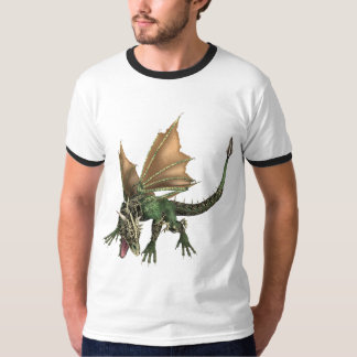Camiseta del dragón verde del KRW