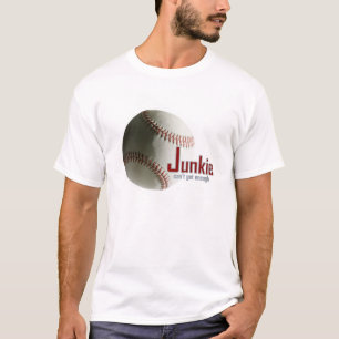 Camiseta del drogadicto del béisbol