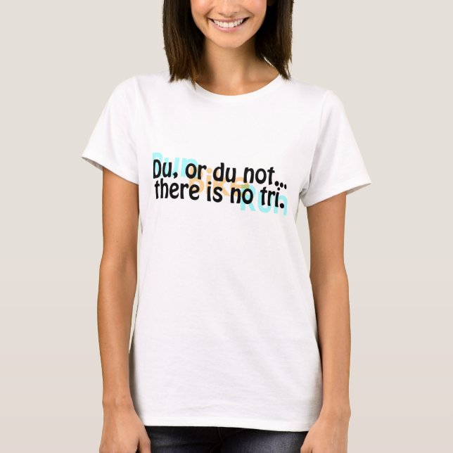 Camiseta del Duathlon de las señoras (Anverso)