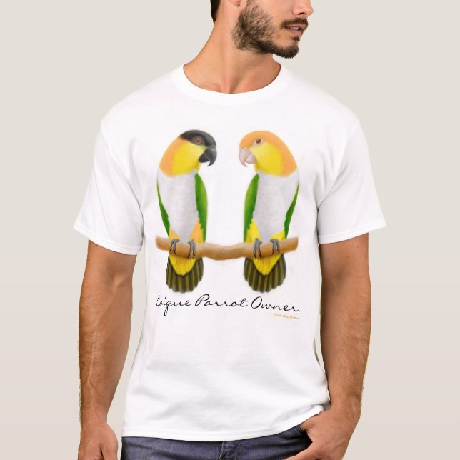 Camiseta del dueño del loro del caique (Anverso)