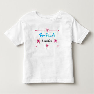 Camiseta del dulce Chica de Pe-Paw