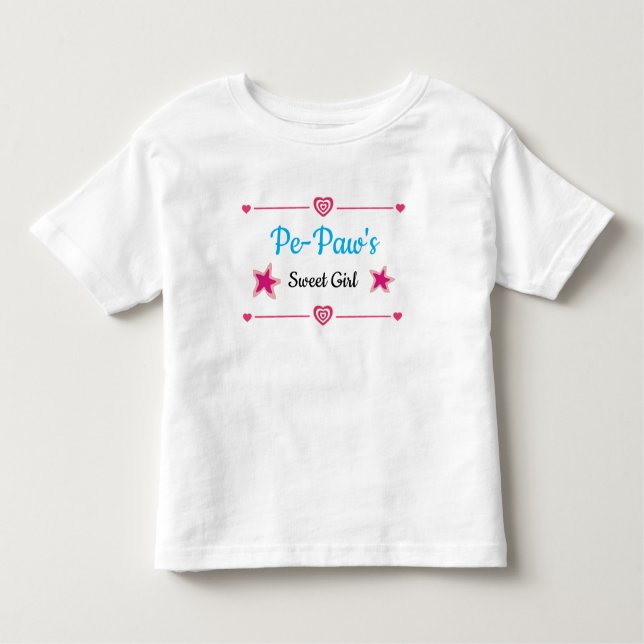 Camiseta del dulce Chica de Pe-Paw (Anverso)
