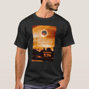 Camiseta del eclipse de génesis