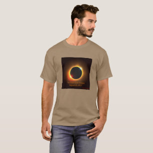 Camiseta del eclipse solar