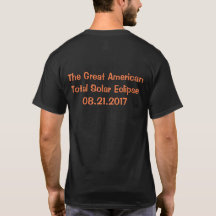 Camiseta del eclipse solar