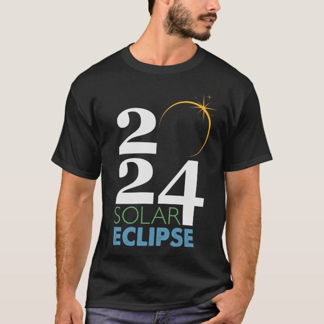 Camiseta del eclipse solar de 2024 (Anverso)