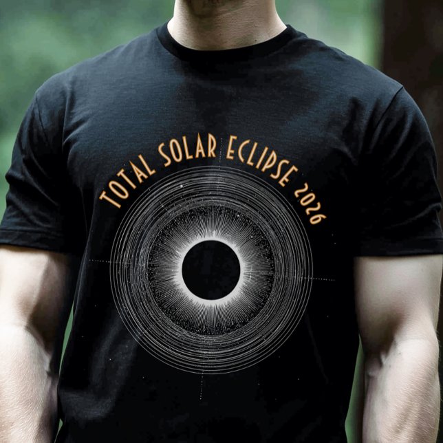 Camiseta del eclipse solar de 2026 (Total Solar Eclipse 2026 Shirt)