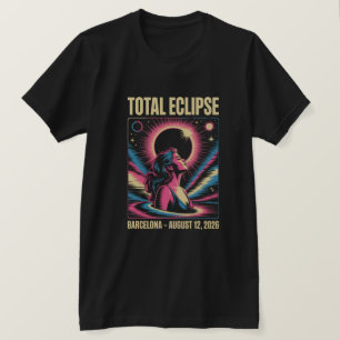 Camiseta del Eclipse Solar de Barcelona 2026