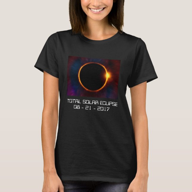 Camiseta del eclipse solar oscuro de 2017 (Anverso)