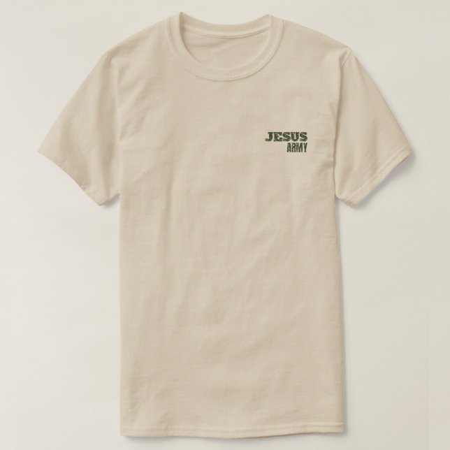 Camiseta del ejército de Jesús (Diseño del anverso)