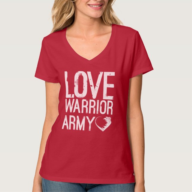 Camiseta del Ejército Guerrero del Amor (Anverso)