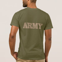 Camiseta del ejército masculino