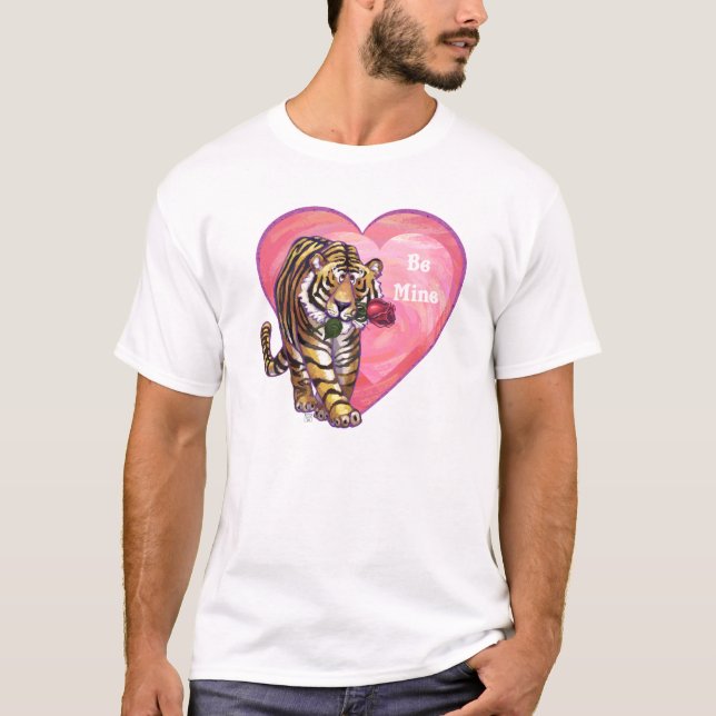 Camiseta del El día de San Valentín del tigre (Anverso)