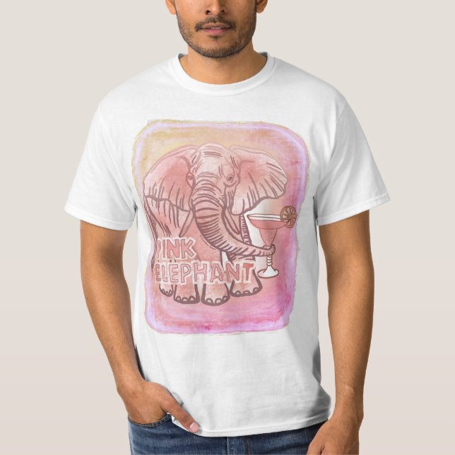 Camiseta del elefante rosa (Anverso)