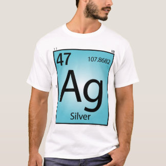 Camiseta del elemento de la plata (AG) - frente
