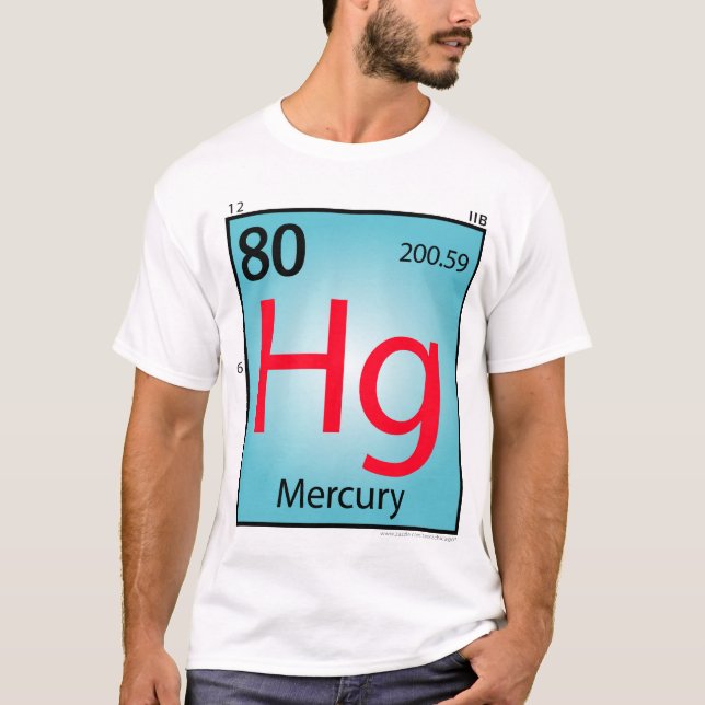 Camiseta del elemento de Mercury (hectogramo) - (Anverso)