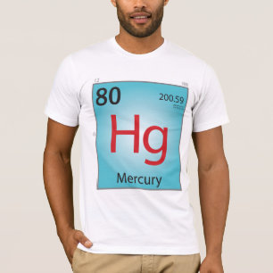 Camiseta del elemento de Mercury (hectogramo) -