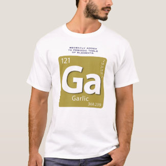 Camiseta del elemento del ajo