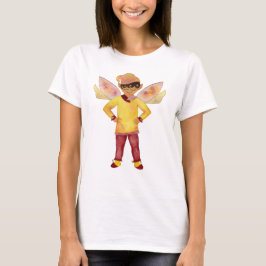 Camiseta del elfo amarillo alegre