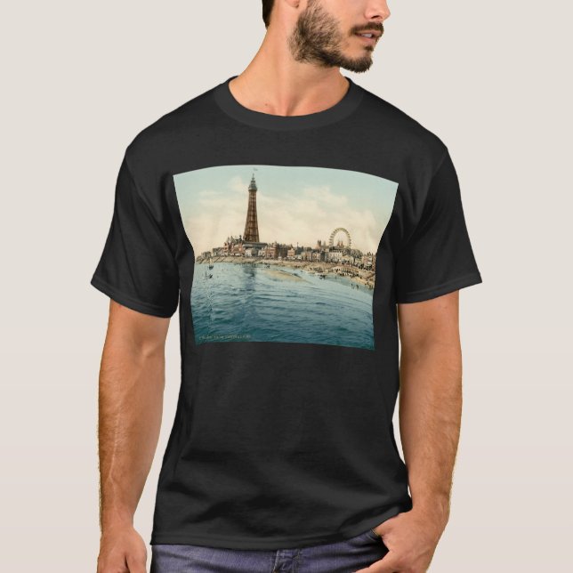 Camiseta Del embarcadero central, Blackpool, Inglaterra (Anverso)