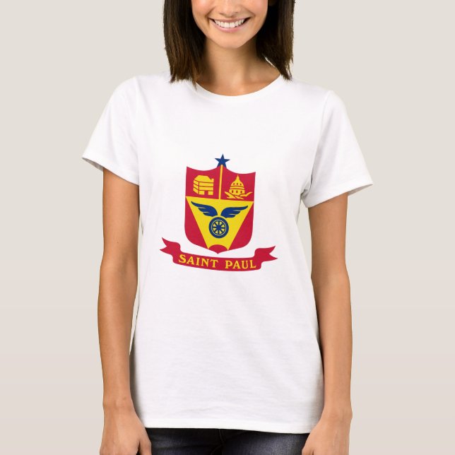 Camiseta del emblema de St Paul, Minnesota (Anverso)