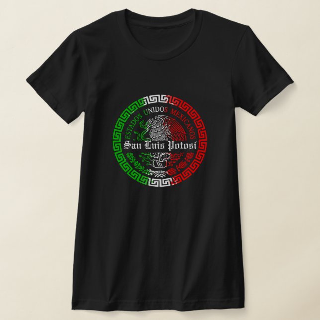 Camiseta del emblema del estado de San Luis Potosí (Distribución)