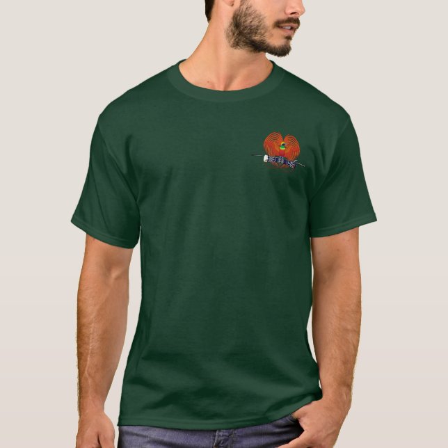 Camiseta del Emblema Nacional de Papúa Nueva Guine (Anverso)