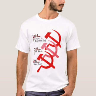 Camiseta Del Emblema Ruso Y De Martillo
